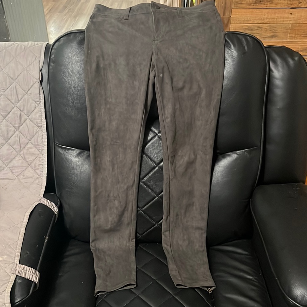 Suede Pants